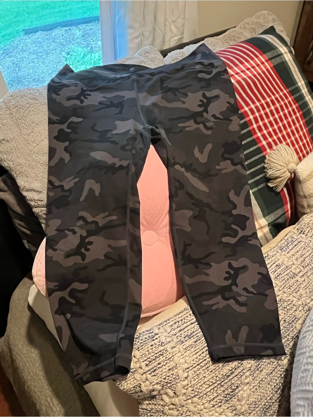 ZYIA Women’s Camo Leggings - Black, Gray